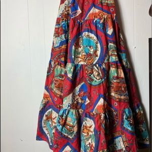 Vintage cowboy skirt